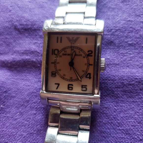 Women's Armani Watch • AR0219 • Antique-Look • Stainless Steel • - Picture 4 of 8